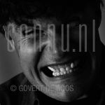 10-05-1999 Ad Visser at studio in Amsterdam on behalf of Schreeuwen project.

[keywords]Black and White Image, Headshot[/keywords]